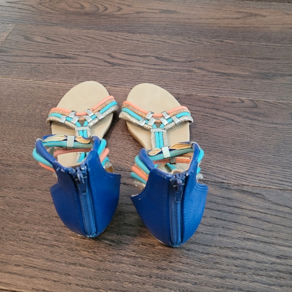 Colorful flat sandals - Picture 4 of 4